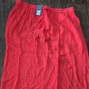 Universal Thread Gauze Midi Pencil Skirt